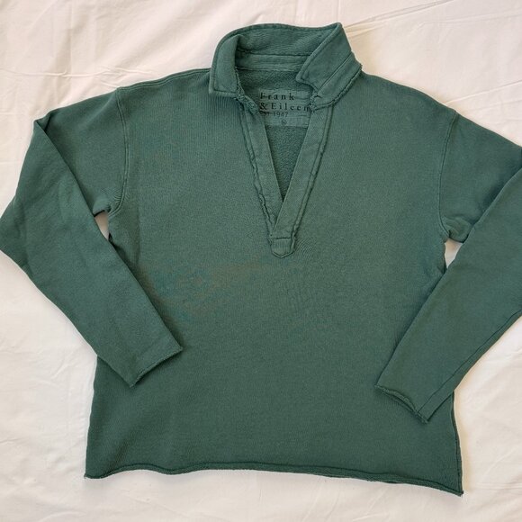 Frank & Eileen Tops - Frank & Eileen Triple Fleece Patrick size XS Kelly Green